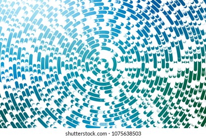 Light Blue, Green vector template with bubble shapes. Shining crooked illustration in marble style. Brand-new design for your ads, poster, banner.