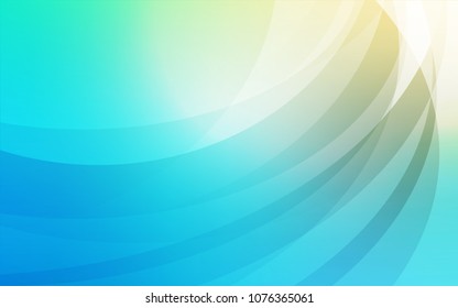 Light Blue, Green vector template with bent lines. Shining crooked illustration in marble style. Brand-new design for your ads, poster, banner.