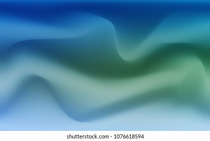 Light Blue, Green vector template with bubble shapes. Creative geometric illustration in marble style with gradient. Marble design for your web site.