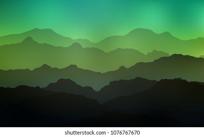 Light Blue, Green vector template with bubble shapes. A sample with blurred bubble shapes. The template for cell phone backgrounds.