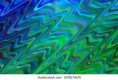 Light Blue, Green vector template with bubble shapes. A sample with blurred bubble shapes. Textured wave pattern for backgrounds.