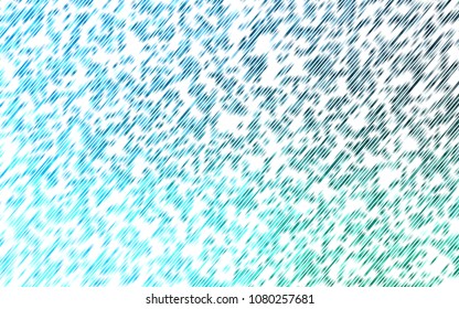 Light Blue, Green vector template with repeated sticks. Shining colored illustration with narrow lines. The template can be used as a background.