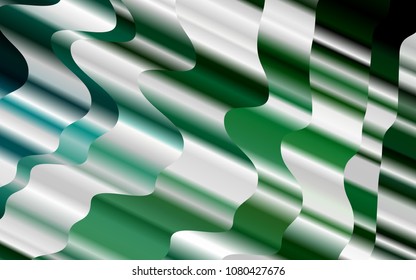 Light Blue, Green vector template with lava shapes. An elegant bright illustration with gradient. New composition for your brand book.