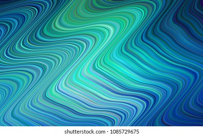 Light Blue, Green vector template with bubble shapes. A sample with blurred bubble shapes. Marble design for your web site.