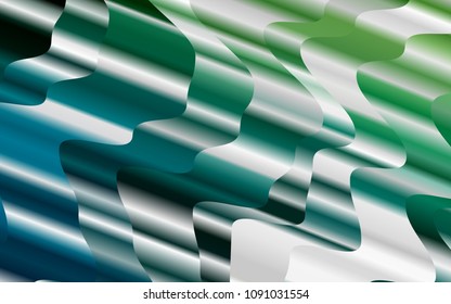 Light Blue, Green vector template with bubble shapes. Colorful abstract illustration with gradient lines. The template for cell phone backgrounds.