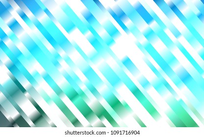 Light Blue, Green vector template with repeated sticks. Modern geometrical abstract illustration with staves. The pattern can be used for websites.