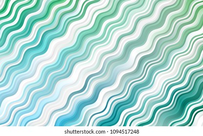 Light Blue, Green vector template with bubble shapes. A completely new color illustration in marble style. The best blurred design for your business.