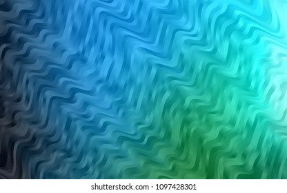 Light Blue, Green vector template with liquid shapes. Colorful abstract illustration with gradient lines. Marble design for your web site.