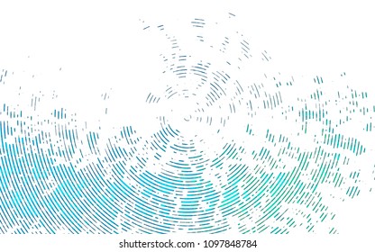 Light Blue, Green vector template with repeated sticks. Shining colored illustration with narrow lines. The template can be used as a background.