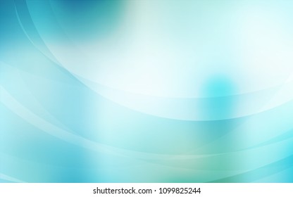 Light Blue, Green vector template with liquid shapes. Modern gradient abstract illustration with bandy lines. Marble style for your business design.