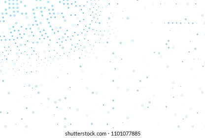 Light Blue, Green vector  template with circles. Blurred decorative design in abstract style with bubbles. New design for ad, poster, banner of your website.