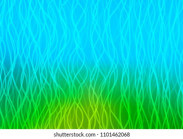 Light Blue, Green vector template with bubble shapes. Shining crooked illustration in marble style. A completely new marble design for your business.