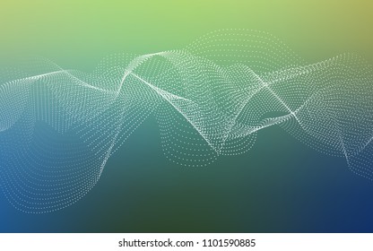 Light Blue, Green vector template with circles. Modern abstract illustration with colorful water drops. The pattern can be used for aqua ad, booklets.