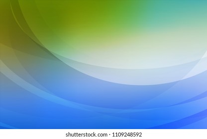 Light Blue, Green vector template with liquid shapes. An elegant bright illustration with gradient. Marble style for your business design.