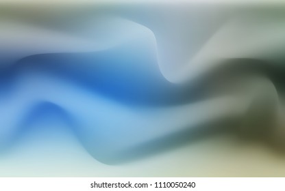Light Blue, Green vector template with lines, ovals. Brand-new colored illustration in marble style with gradient. The template for cell phone backgrounds.