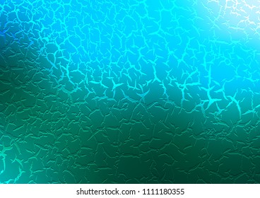 Light Blue, Green vector template with lines, ovals. Glitter abstract illustration with wry lines. Brand new design for your ads, poster, banner.