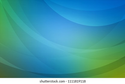 Light Blue, Green vector template with bubble shapes. Glitter abstract illustration with wry lines. A new texture for your  ad, booklets, leaflets.