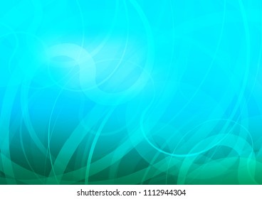 Light Blue, Green vector template with abstract lines. Geometric illustration in marble style with gradient.  A new texture for your  ad, booklets, leaflets.