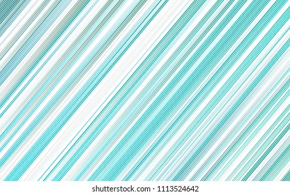 Light Blue, Green vector template with repeated sticks. Shining colored illustration with narrow lines. The template can be used as a background.