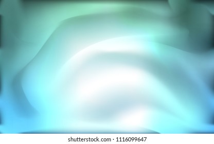 Light Blue, Green vector template with abstract circles. Geometric illustration in marble style with gradient.  A completely new memphis design for your business.