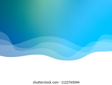 Light Blue, Green vector template with lava shapes. Colorful illustration in abstract marble style with gradient. Pattern for your business design.