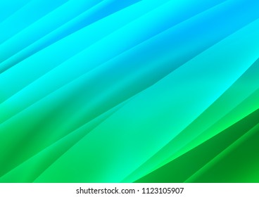 Light Blue, Green vector template with repeated sticks. Lines on blurred abstract background with gradient. Best design for your ad, poster, banner.