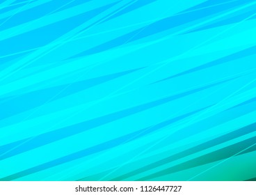Light Blue, Green vector template with repeated sticks. Shining colored illustration with narrow lines. The pattern can be used as ads, poster, banner for commercial.
