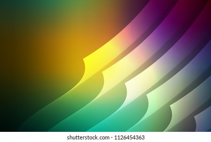 Light Blue, Green vector template with repeated sticks. Glitter abstract illustration with colored sticks. Pattern for your busines websites.