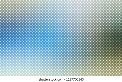 Light Blue, Green vector template with circles. Glitter abstract illustration with blurred drops of rain. Pattern can be used as texture of wallpapers.