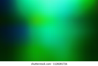 Light Blue, Green vector template with circles. Blurred bubbles on abstract background with colorful gradient. Pattern can be used for ads, leaflets.