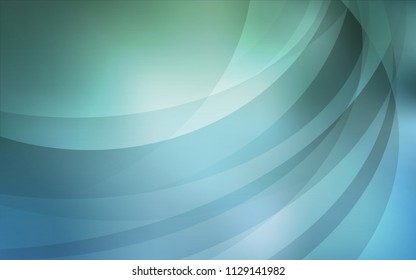 Light Blue, Green vector template with liquid shapes. Creative illustration in halftone marble style with gradient. The elegant pattern for brand book.