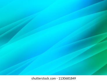 Light Blue, Green vector template with repeated sticks. Modern geometrical abstract illustration with staves. The template can be used as a background.