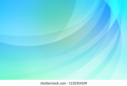 Light Blue, Green vector template with bubble shapes. A completely new color illustration in marble style. Textured wave pattern for backgrounds.