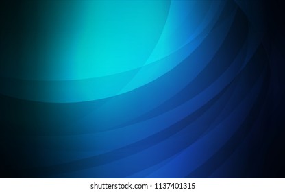 Light Blue, Green vector template with abstract circles. A sample with blurred bubble shapes. A completely new memphis design for your business.