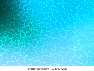 Light Blue, Green vector template with lava shapes. Colorful illustration in abstract marble style with gradient. Textured wave pattern for backgrounds.