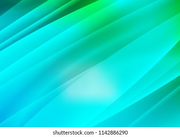 Light Blue, Green vector template with repeated sticks. Shining colored illustration with narrow lines. The pattern can be used for websites.