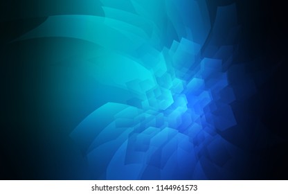 Light Blue, Green vector template in hexagonal style. Abstract illustration with colorful hexagons. Pattern can for your ad, booklets.