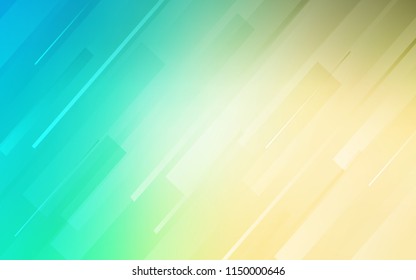 Light Blue, Green vector template with repeated sticks. Glitter abstract illustration with colored sticks. Smart design for your business advert.
