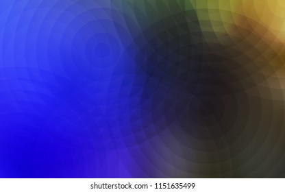 Light Blue, Green vector template with circles. Illustration with set of shining colorful abstract circles. Pattern can be used as texture of wallpapers.