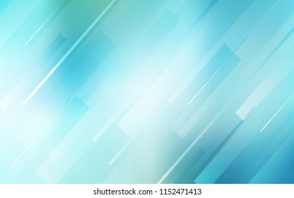 Light Blue, Green vector template with repeated sticks. Shining colored illustration with sharp stripes. Pattern for ads, posters, banners.