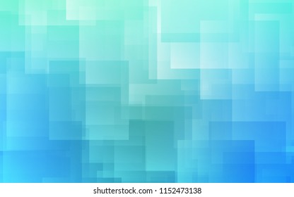 Light Blue, Green vector template with repeated sticks. Lines on blurred abstract background with gradient. The pattern for ad, booklets, leaflets.