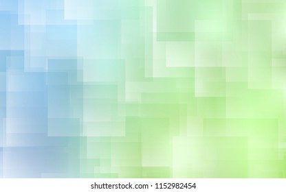 Light Blue, Green vector template with repeated sticks. Blurred decorative design in simple style with lines. Pattern for ads, posters, banners.