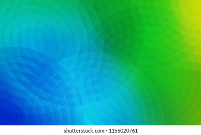 Light Blue, Green vector template with circles. Illustration with set of shining colorful abstract circles. Pattern can be used for beautiful websites.