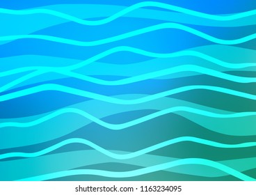Light Blue, Green vector template with repeated sticks. Blurred decorative design in simple style with lines. The pattern can be used for websites.