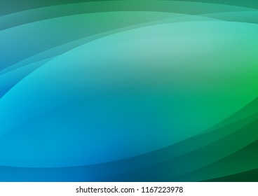 Light Blue, Green vector template with repeated sticks. Lines on blurred abstract background with gradient. The pattern can be used for busines ad, booklets, leaflets