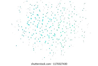 Light Blue, Green vector  template with circles. Blurred bubbles on abstract background with colorful gradient. Completely new template for your brand book.