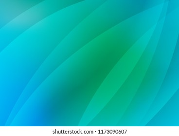 Light Blue, Green vector template with repeated sticks. Decorative shining illustration with lines on abstract template. Best design for your ad, poster, banner.