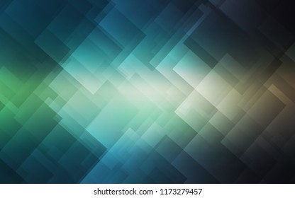 Light Blue, Green vector template with repeated sticks. Lines on blurred abstract background with gradient. Pattern for ads, posters, banners.