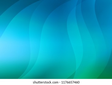 Light Blue, Green vector template with repeated sticks. Glitter abstract illustration with colored sticks. Best design for your ad, poster, banner.