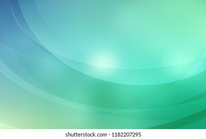 Light Blue, Green vector template with lines, ovals. Shining crooked illustration in marble style. New composition for your brand book.